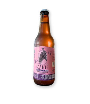 Cerveza Zaku artesanal tipo golden ale en botella de 330 ml